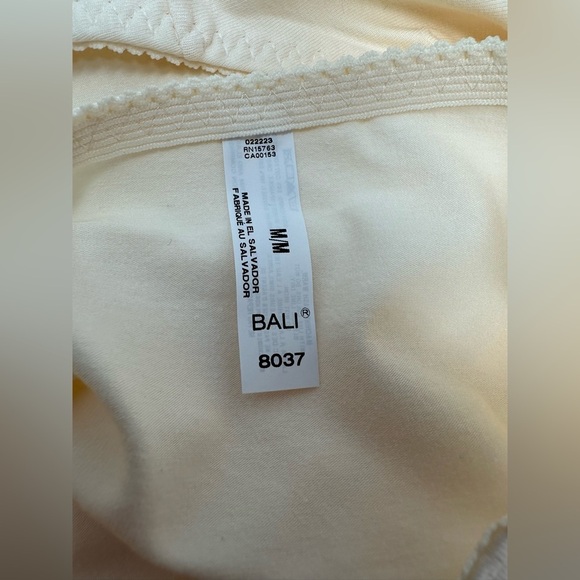 Bali 8037 Cotton Brief Light Control Panty Underwear Shaper Ivory 2 Pair Medium - Picture 4 of 6